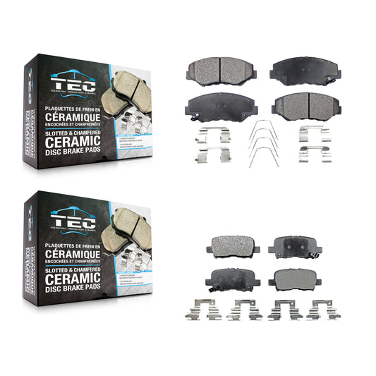 [Avant + Arrière] Kit de plaquette (céramique) de frein pour 2003-2008 Honda Pilot KTC-100472