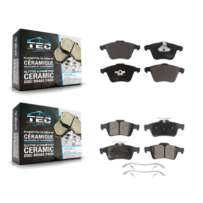 [Avant + Arrière] Kit de plaquette (céramique) de frein pour Mazda 3 Volvo S40 C70 V50 KTC-100473
