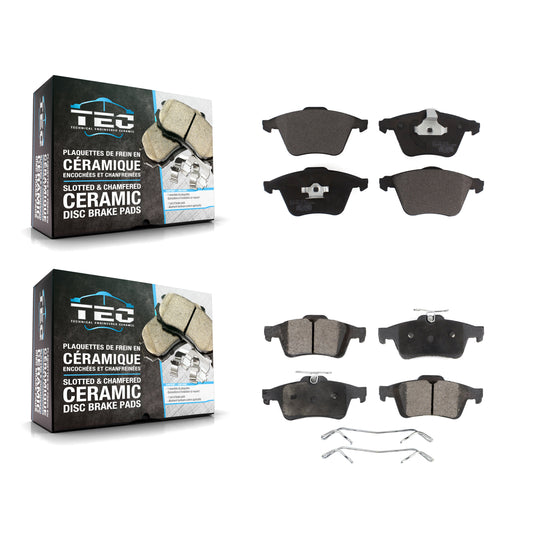[Avant + Arrière] Kit de plaquette (céramique) de frein pour Mazda 3 Volvo S40 C70 V50 KTC-100473