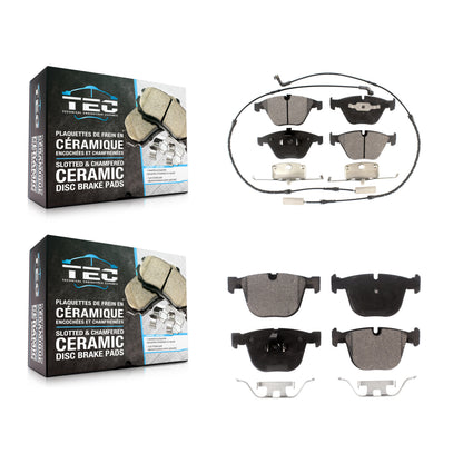 [Avant + Arrière] Kit de plaquette (céramique) de frein pour BMW 750Li M3 650i 535i 745Li 550i 750i 745i 645Ci 545i 760Li 1 Series M 760i KTC-100478