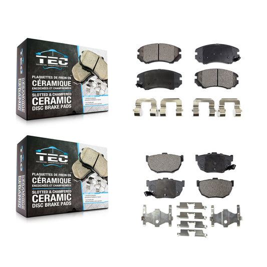[Avant + Arrière] Kit de plaquette (céramique) de frein pour Hyundai Tiburon KTC-100483