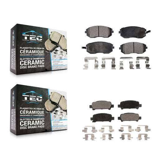 [Avant + Arrière] Kit de plaquette (céramique) de frein pour Subaru Outback Impreza Forester Legacy Baja KTC-100487