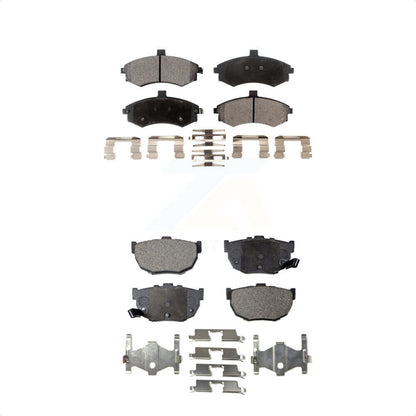 [Avant + Arrière] Kit de plaquette (céramique) de frein pour Hyundai Elantra Disc rear brakes KTC-100491 par TEC