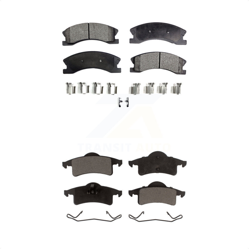 [Avant + Arrière] Kit de plaquette (céramique) de frein pour Jeep Grand Cherokee KTC-100492 par TEC