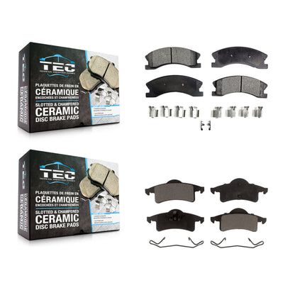 [Avant + Arrière] Kit de plaquette (céramique) de frein pour Jeep Grand Cherokee KTC-100492
