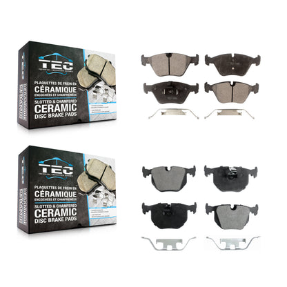 [Avant + Arrière] Kit de plaquette (céramique) de frein pour BMW X3 330Ci 330i Z4 330xi M3 KTC-100493