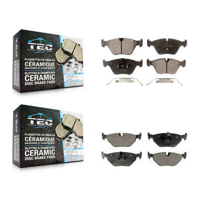 [Avant + Arrière] Kit de plaquette (céramique) de frein pour 2006-2008 BMW Z4 Roadster 3.0si Coupe KTC-100494