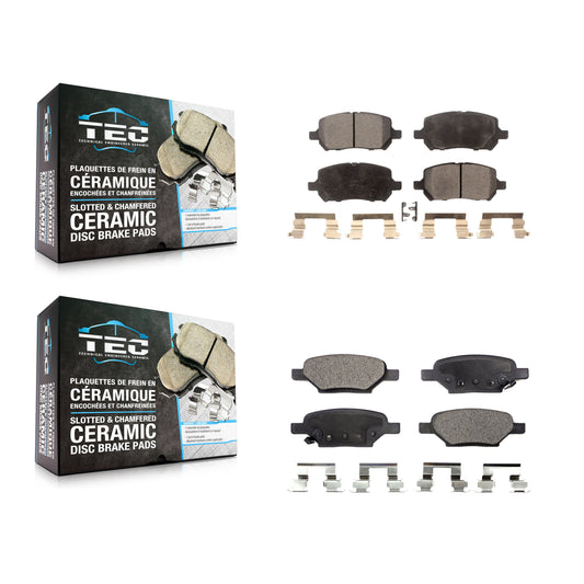 [Avant + Arrière] Kit de plaquette (céramique) de frein pour Pontiac G5 Pursuit KTC-100497