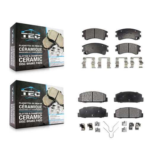 [Avant + Arrière] Kit de plaquette (céramique) de frein pour 2003-2005 Mazda 6 KTC-100498