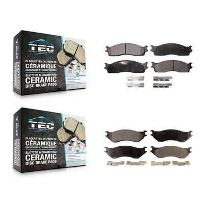 [Avant + Arrière] Kit de plaquette (céramique) de frein pour Dodge Ram 2500 1500 3500 KTC-100501