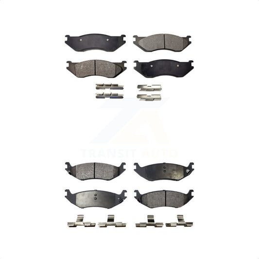 [Avant + Arrière] Kit de plaquette (céramique) de frein pour Dodge Ram 1500 KTC-100502 par TEC