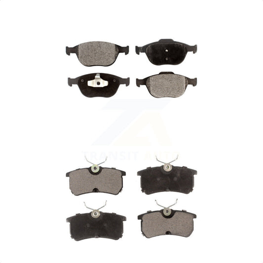 [Avant + Arrière] Kit de plaquette (céramique) de frein pour Ford Focus SVT KTC-100505 par TEC