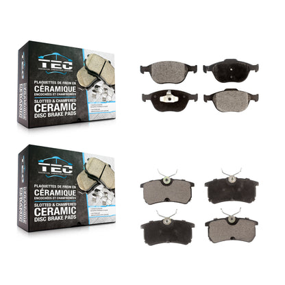 [Avant + Arrière] Kit de plaquette (céramique) de frein pour Ford Focus SVT KTC-100505
