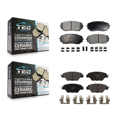 [Avant + Arrière] Kit de plaquette (céramique) de frein pour 2016-2022 Mazda CX-9 KTC-100510