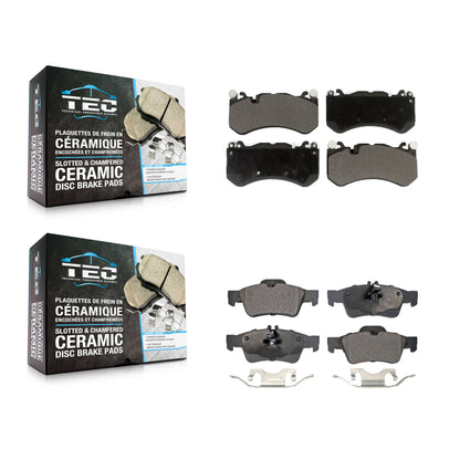 [Avant + Arrière] Kit de plaquette (céramique) de frein pour 2010-2011 Mercedes-Benz SL65 AMG KTC-100513
