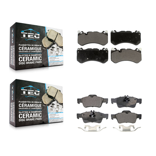 [Avant + Arrière] Kit de plaquette (céramique) de frein pour 2010-2011 Mercedes-Benz SL65 AMG KTC-100513