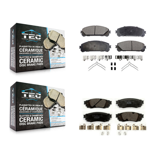 [Avant + Arrière] Kit de plaquette (céramique) de frein pour Lexus RX350 RX450h RX350L RX450hL KTC-100514