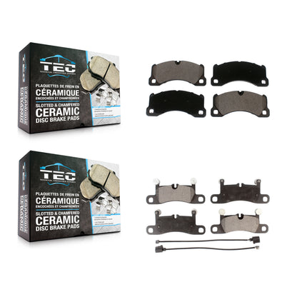 [Avant + Arrière] Kit de plaquette (céramique) de frein pour Porsche Cayenne Volkswagen Touareg KTC-100515