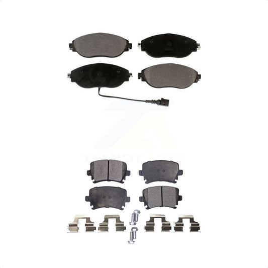 [Avant + Arrière] Kit de plaquette (céramique) de frein pour Volkswagen GTI CC KTC-100519 par TEC