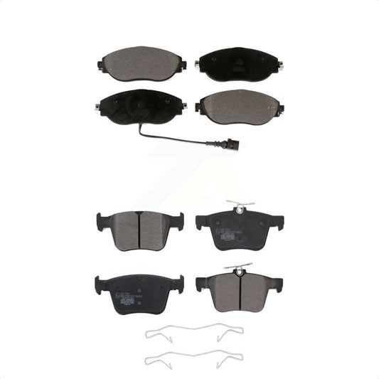 [Avant + Arrière] Kit de plaquette (céramique) de frein pour Volkswagen Tiguan Jetta Audi Golf R S3 Q3 Arteon KTC-100520 par TEC