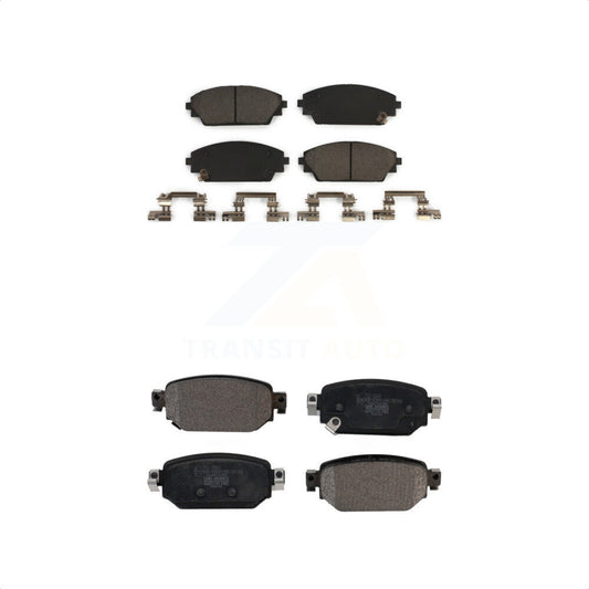 [Avant + Arrière] Kit de plaquette (céramique) de frein pour 2019-2021 Mazda CX-3 KTC-100525 par TEC