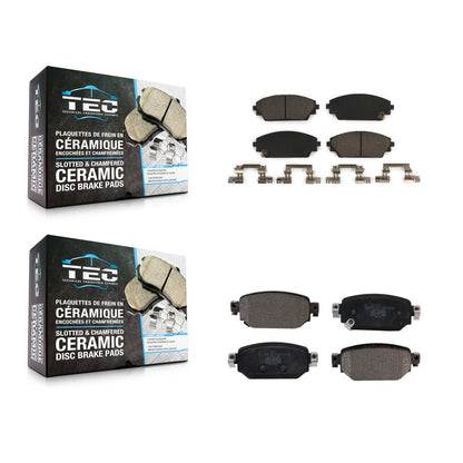 [Avant + Arrière] Kit de plaquette (céramique) de frein pour 2019-2021 Mazda CX-3 KTC-100525