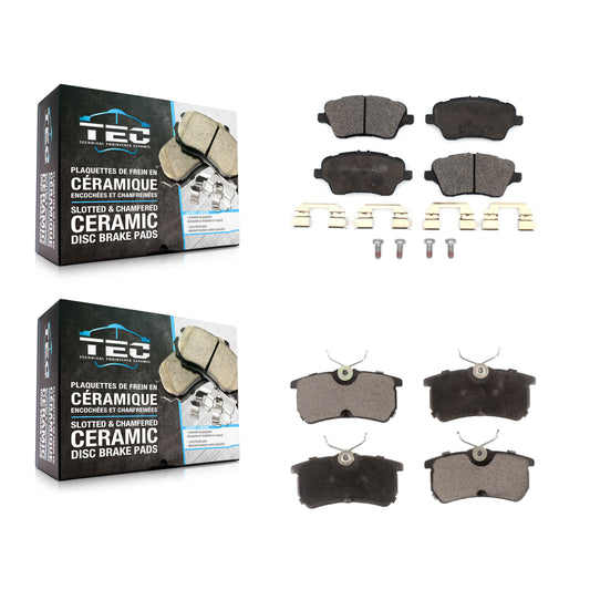 [Avant + Arrière] Kit de plaquette (céramique) de frein pour 2014-2019 Ford Fiesta ST KTC-100526