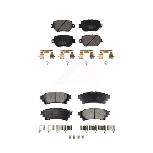 [Avant + Arrière] Kit de plaquette (céramique) de frein pour Lexus IS250 KTC-100527 par TEC