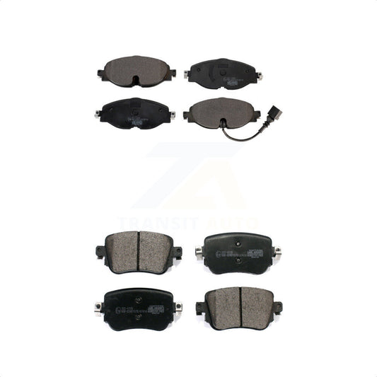 [Avant + Arrière] Kit de plaquette (céramique) de frein pour Volkswagen GTI Golf SportWagen Alltrack Passat KTC-100530 par TEC