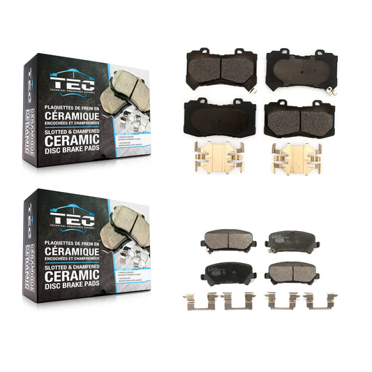 [Avant + Arrière] Kit de plaquette (céramique) de frein pour 2015-2020 Chevrolet Colorado GMC Canyon KTC-100532
