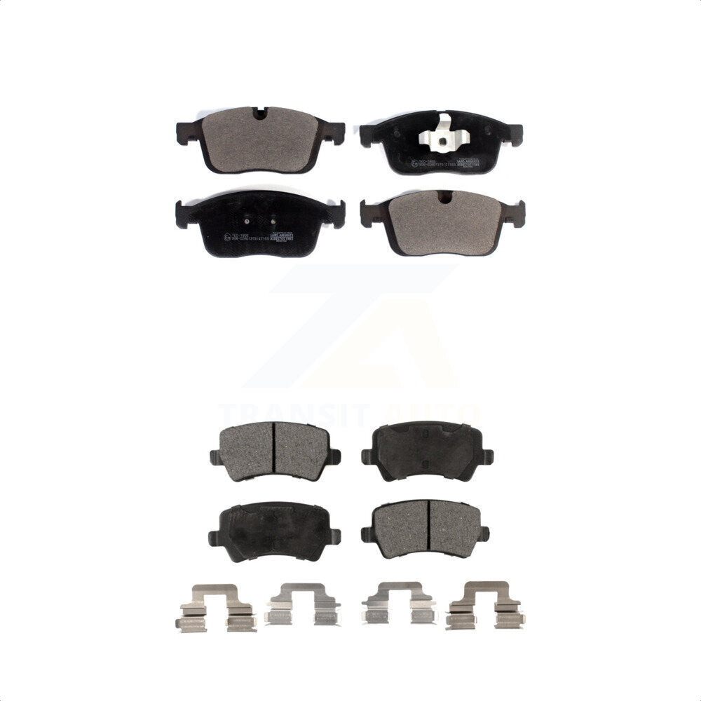 [Avant + Arrière] Kit de plaquette (céramique) de frein pour 2016-2017 Volvo XC60 KTC-100538 par TEC