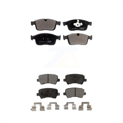 [Avant + Arrière] Kit de plaquette (céramique) de frein pour 2016-2017 Volvo XC60 KTC-100538 par TEC