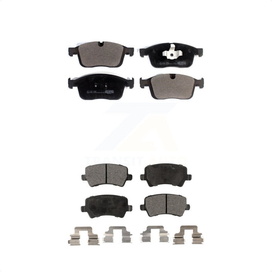 [Avant + Arrière] Kit de plaquette (céramique) de frein pour 2016-2017 Volvo XC60 KTC-100538 par TEC