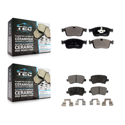[Avant + Arrière] Kit de plaquette (céramique) de frein pour 2016-2017 Volvo XC60 KTC-100538