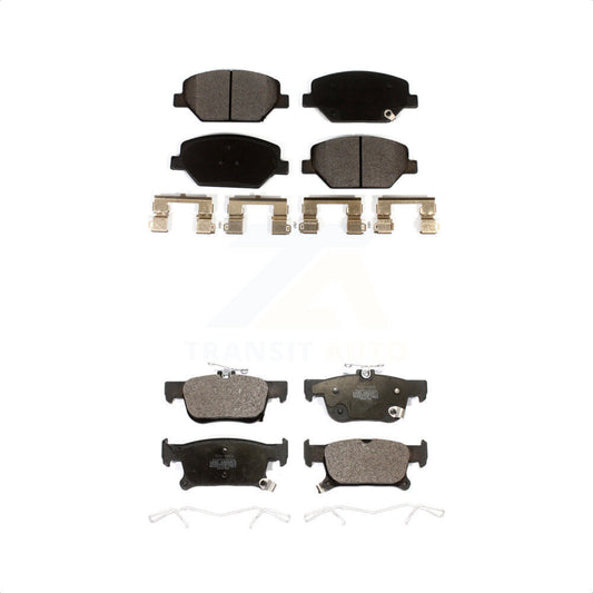[Avant + Arrière] Kit de plaquette (céramique) de frein pour Buick Envision KTC-100541 par TEC