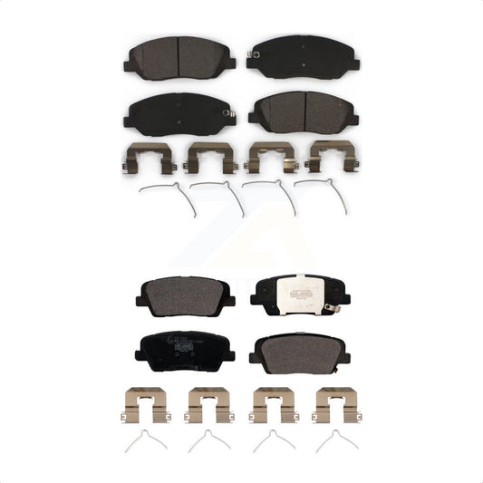 [Avant + Arrière] Kit de plaquette (céramique) de frein pour Hyundai Santa Fe XL KTC-100544 par TEC