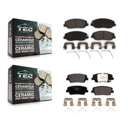 [Avant + Arrière] Kit de plaquette (céramique) de frein pour Hyundai Santa Fe XL KTC-100544