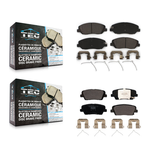 [Avant + Arrière] Kit de plaquette (céramique) de frein pour Hyundai Santa Fe XL KTC-100544
