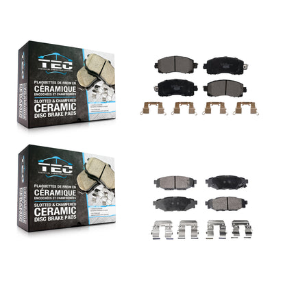 [Avant + Arrière] Kit de plaquette (céramique) de frein pour Subaru Crosstrek Impreza KTC-100546