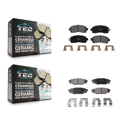[Avant + Arrière] Kit de plaquette (céramique) de frein pour Subaru Crosstrek Impreza KTC-100546