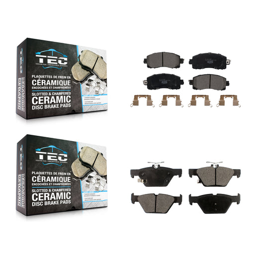[Avant + Arrière] Kit de plaquette (céramique) de frein pour Subaru Forester Crosstrek Outback Legacy KTC-100547