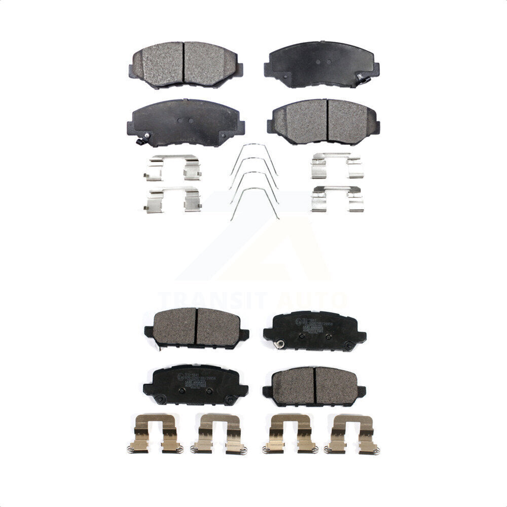 [Avant + Arrière] Kit de plaquette (céramique) de frein pour 2016 Honda CR-Z KTC-100548 par TEC