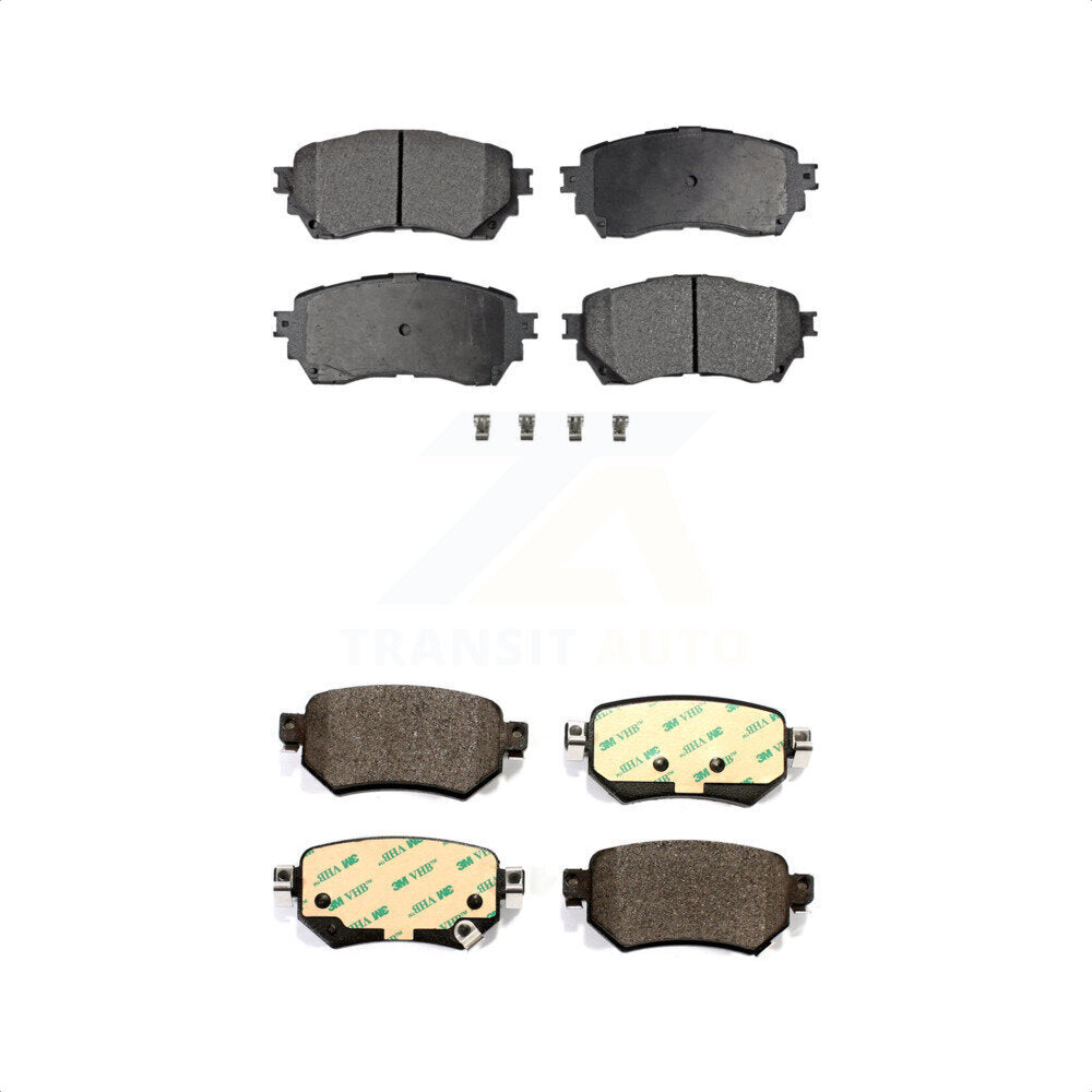 [Avant + Arrière] Kit de plaquette (céramique) de frein pour Mazda 6 KTC-100549 par TEC