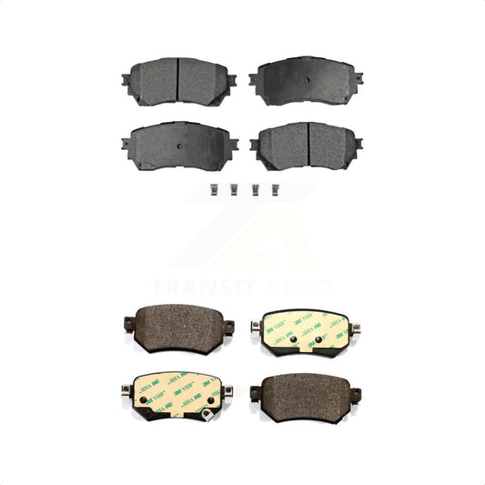 [Avant + Arrière] Kit de plaquette (céramique) de frein pour Mazda 6 KTC-100549 par TEC