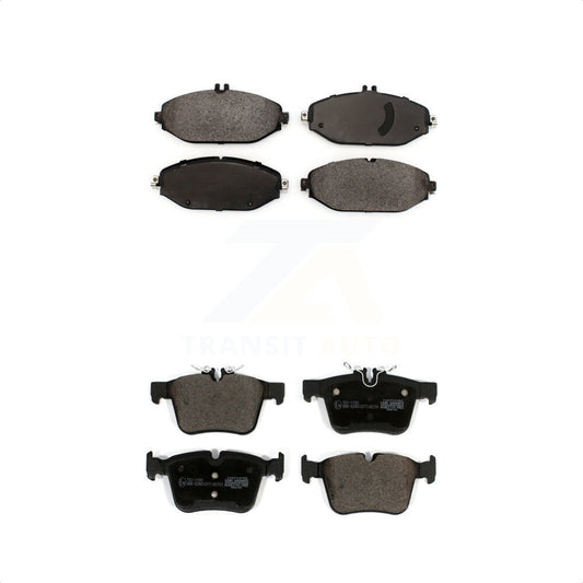 [Avant + Arrière] Kit de plaquette (céramique) de frein pour Mercedes-Benz C300 sans Sport Package KTC-100552 par TEC