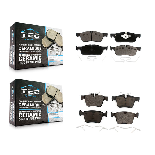 [Avant + Arrière] Kit de plaquette (céramique) de frein pour Land Rover Jaguar F-Pace Discovery Sport Range Evoque Velar XE XF E-Pace KTC-100555