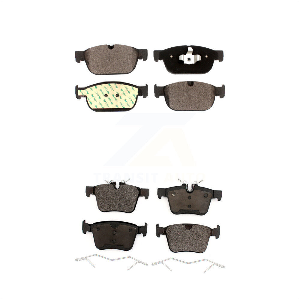 [Avant + Arrière] Kit de plaquette (céramique) de frein pour 2016-2019 Volvo XC90 KTC-100556 par TEC