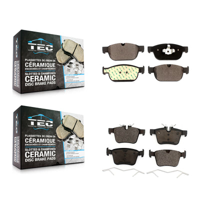 [Avant + Arrière] Kit de plaquette (céramique) de frein pour 2016-2019 Volvo XC90 KTC-100556