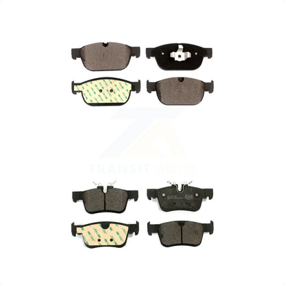 [Avant + Arrière] Kit de plaquette (céramique) de frein pour 2018-2019 Volvo XC60 avec 345mm Diameter Rotor KTC-100557 par TEC