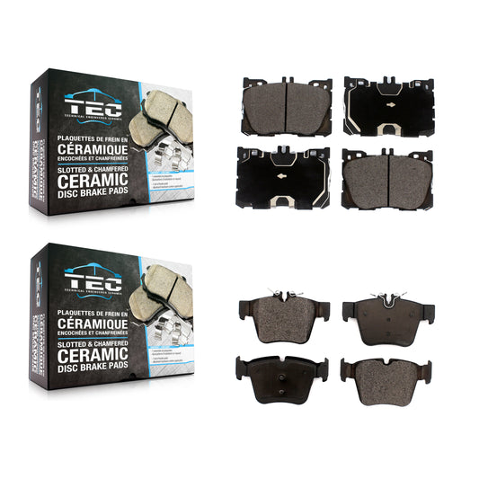 [Avant + Arrière] Kit de plaquette (céramique) de frein pour Mercedes-Benz C43 AMG GLC43 C450 KTC-100558